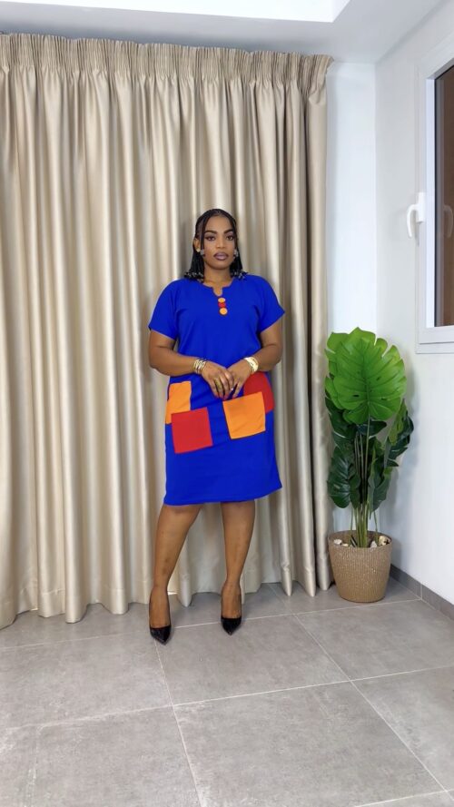 screenshot-23 Shift Dress with statement Pockets