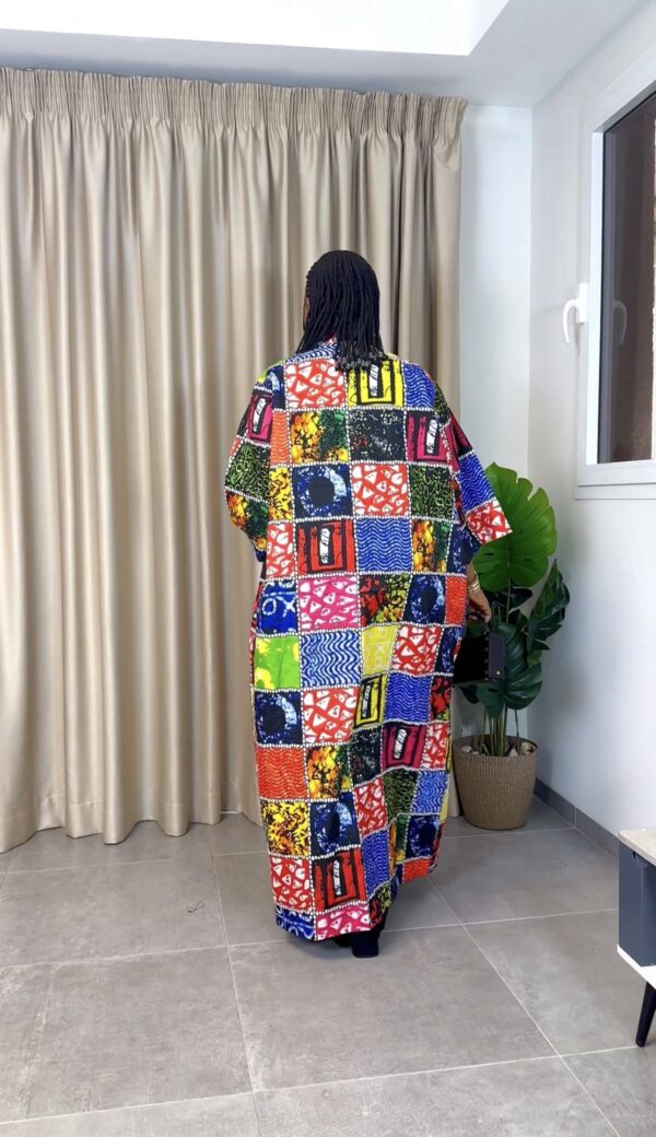 Long Ankara kimono