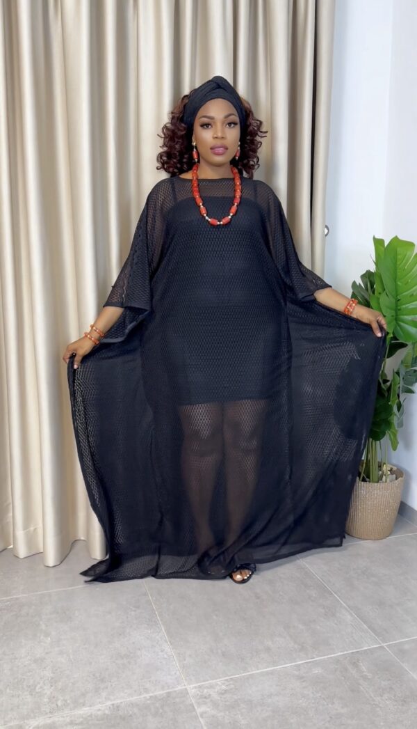 Black lace bubu