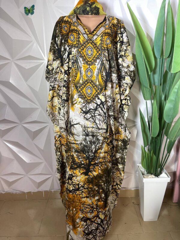 Chiffon babu with scarf 005