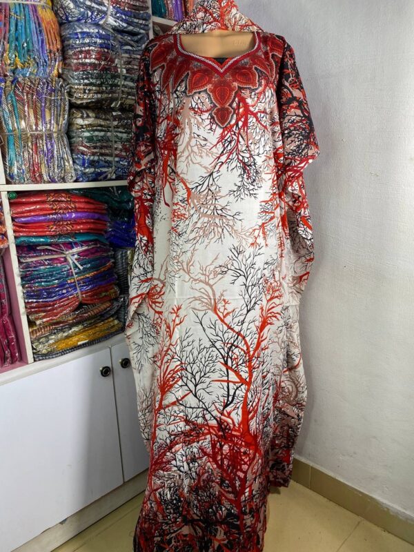 Chiffon bubu with scarf 0011