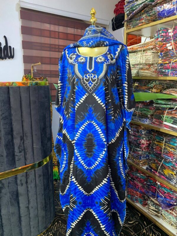 Chiffon bubu with scarf 0014