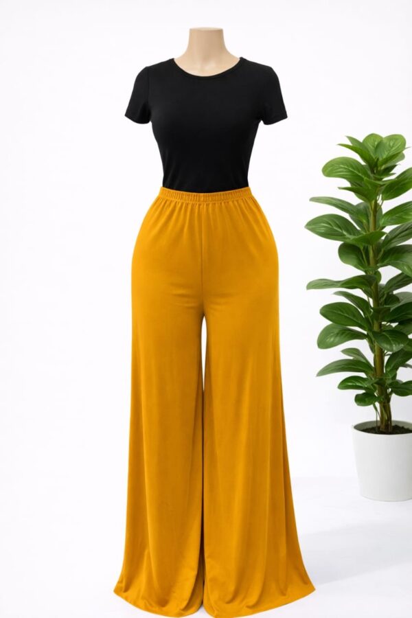 Sissy Pallazo colour mustard