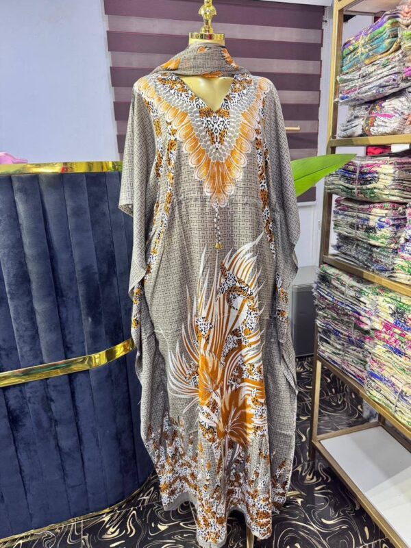 Chiffon bubu with scarf 0021