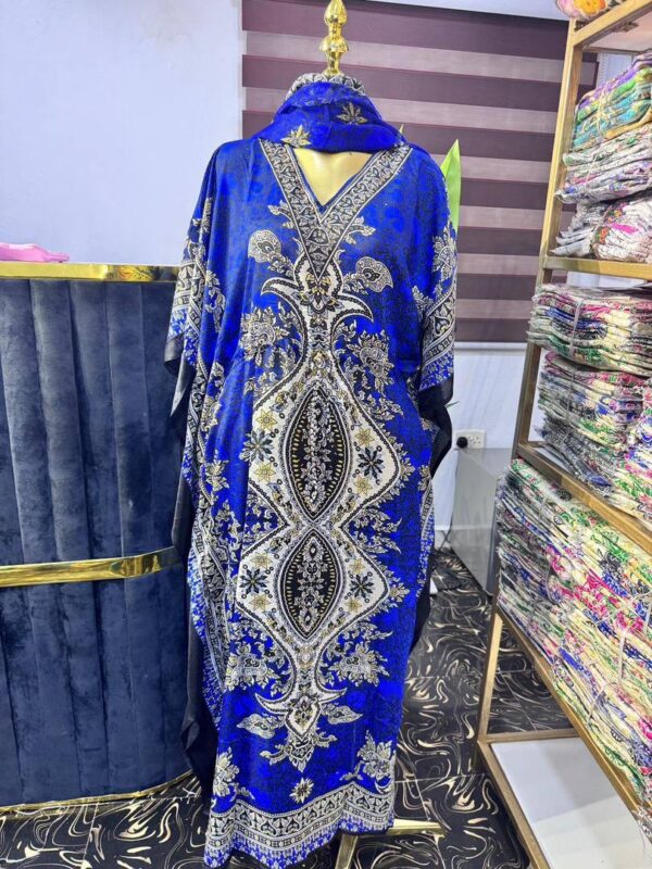 Chiffon bubu with scarf 0027