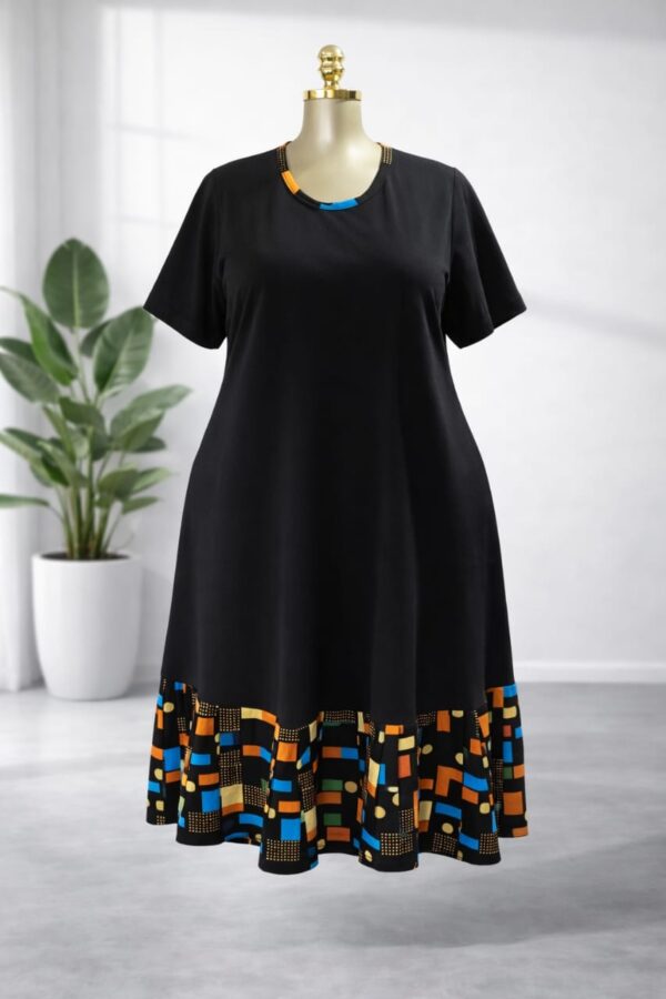 Elegant plus size Flare Dress