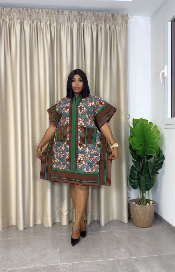 Royal kimono inspired Dress 0030