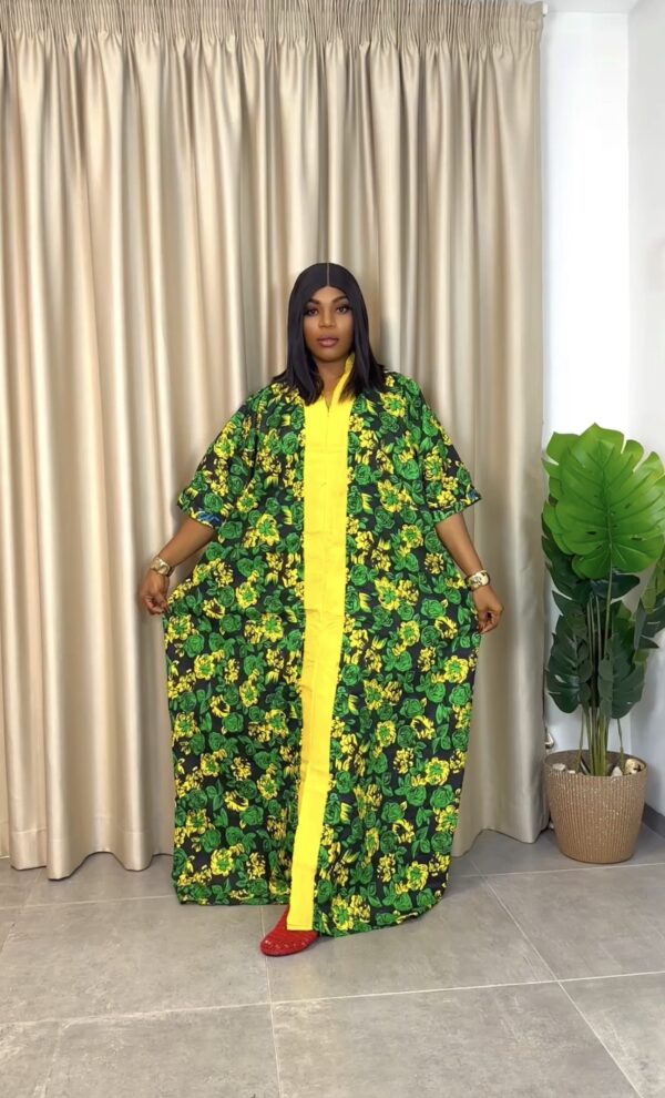 Long Bubu with aso-oke 005