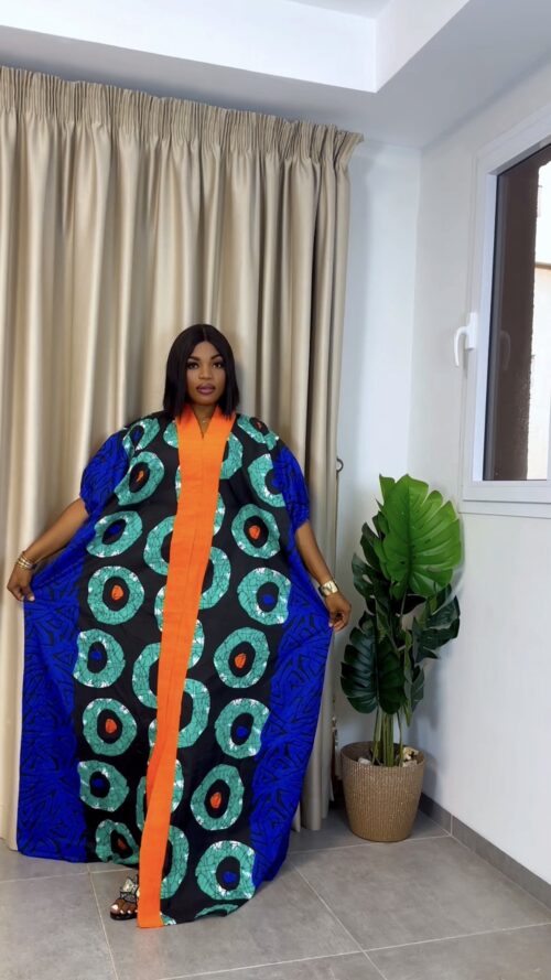 Long Bubu with Aso-Oke 002