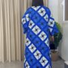Ankara kimono blue