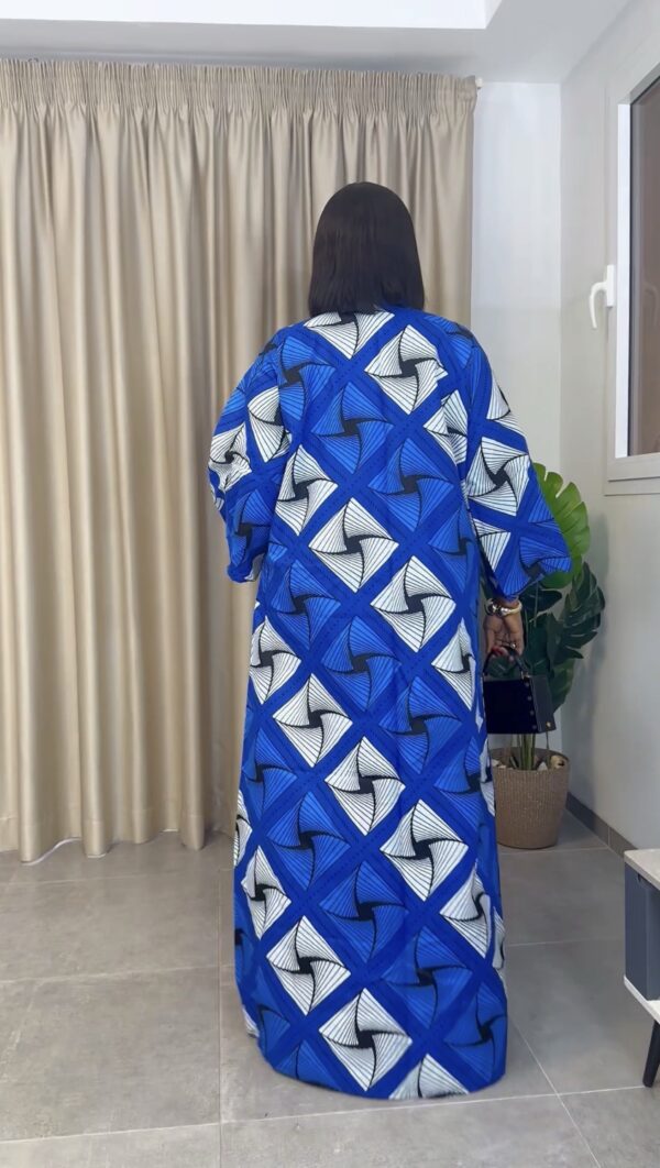Ankara kimono blue