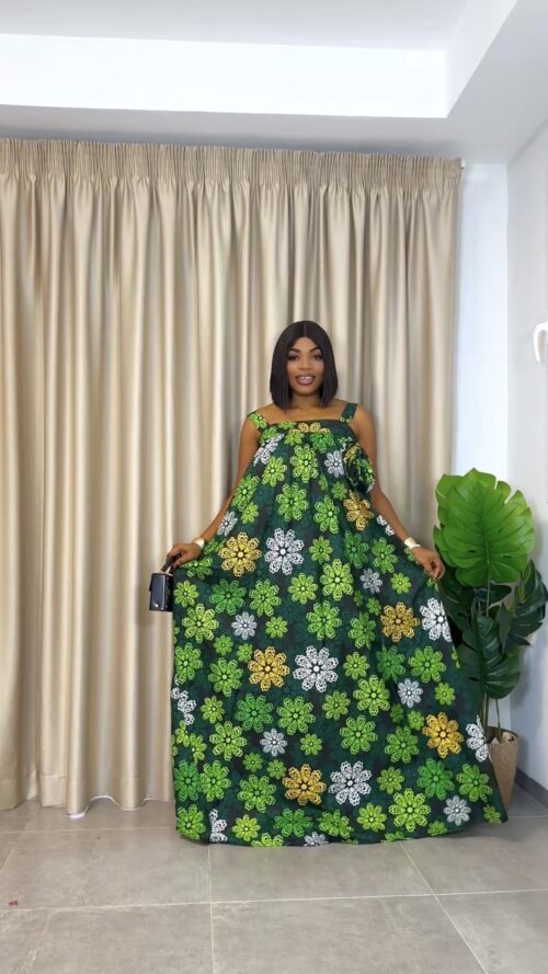 Floral Bubu green