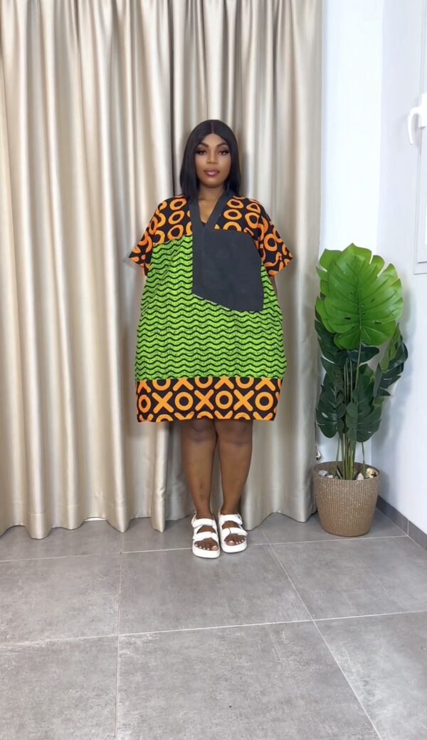 Ankara mini Dress 0013