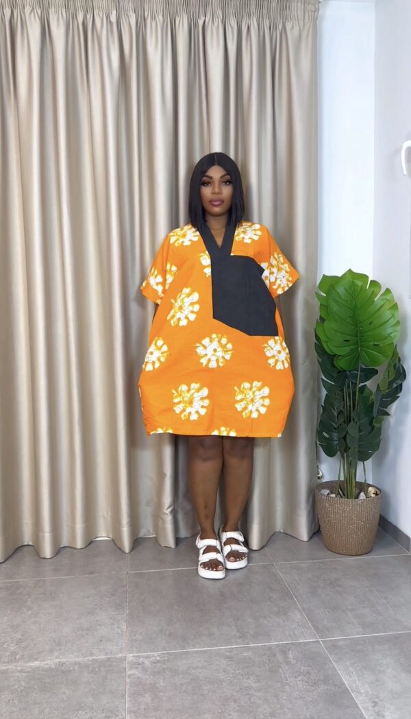 Ankara mini Dress 0012