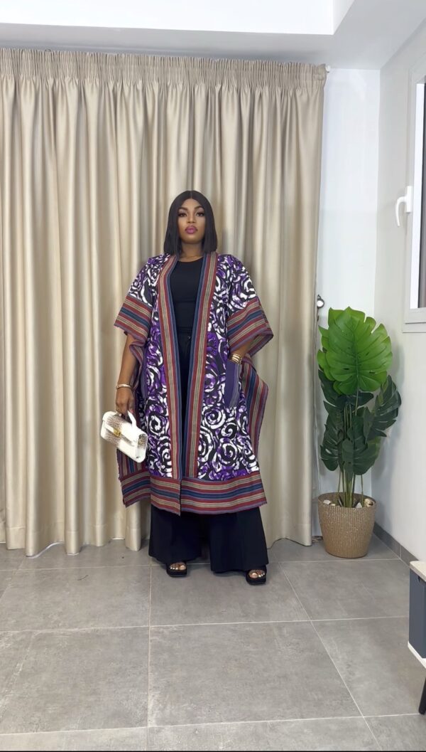 Long Royal mosaic kimono 005