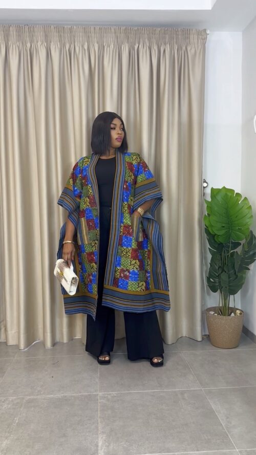 Long Royal mosaic kimono 006