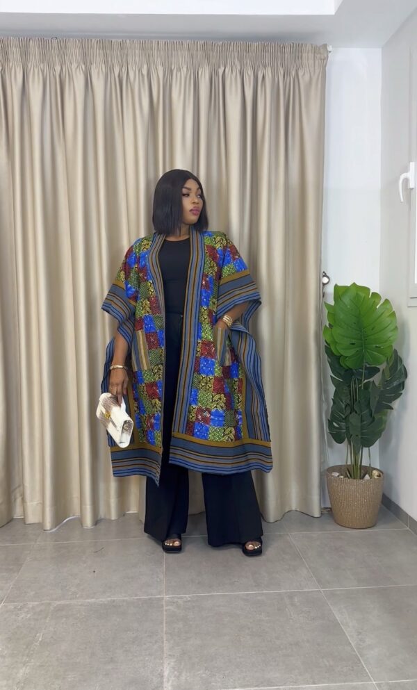 Long Royal mosaic kimono 006
