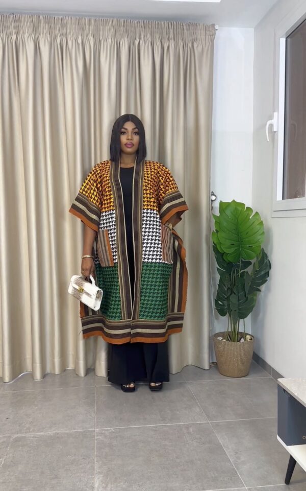 Long Royal Mosaic kimono 003