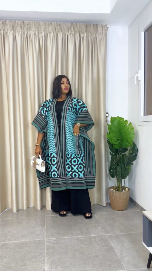Long Royal Mosaic Kimono 001