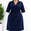 Luxe flare office dress