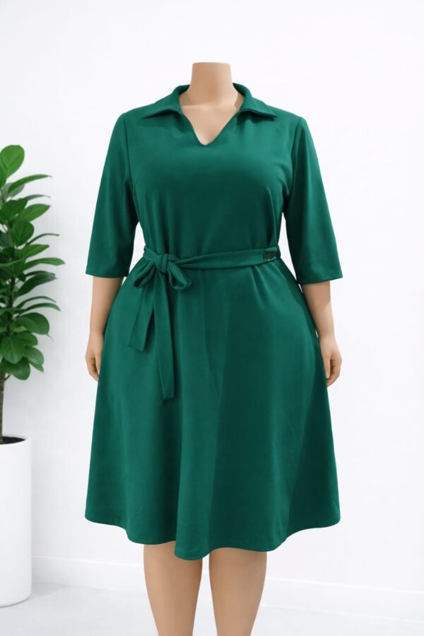 Luxe flare office dress