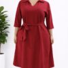 Luxe flare office dress