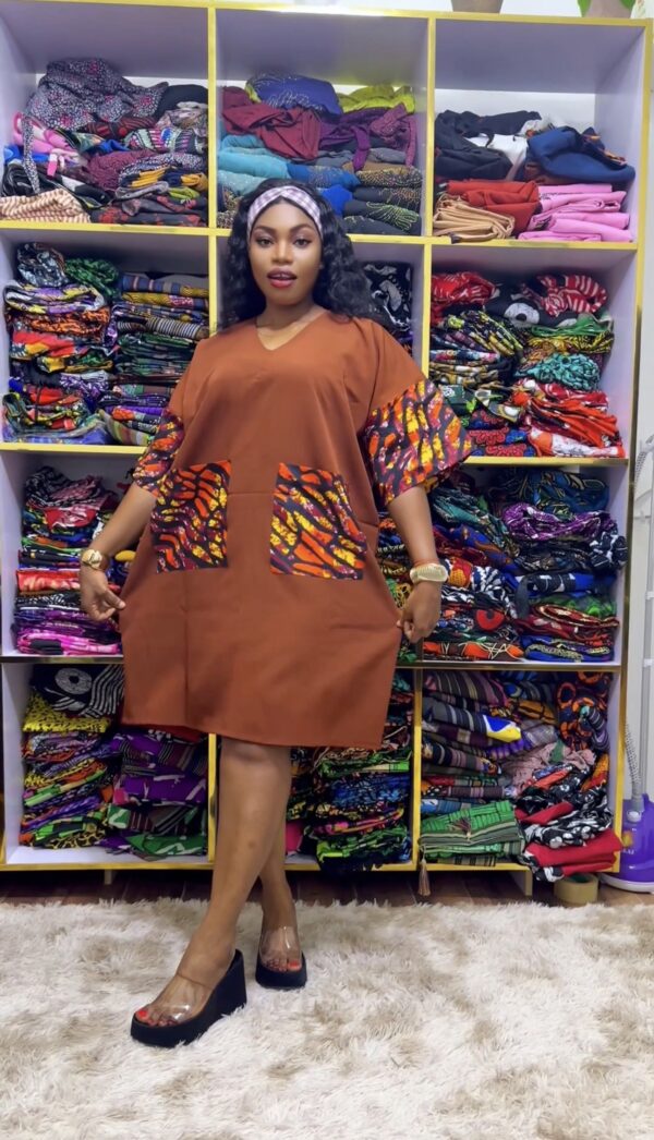 Pocket Patch Dress 005